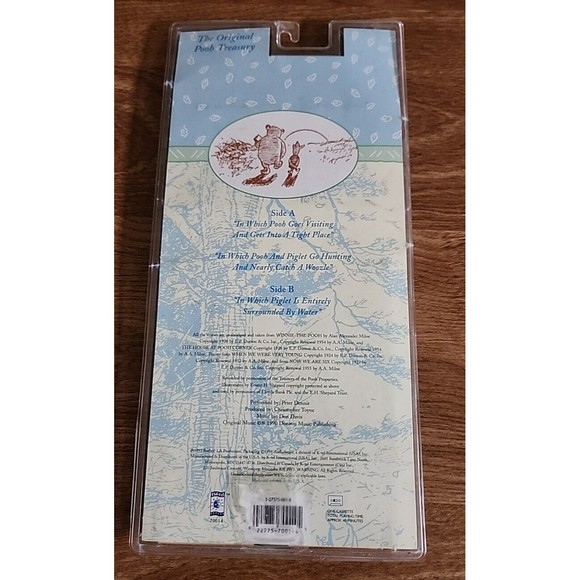 Vintage Read Along Winnie The Pooh Cassette And Book Pooh Goes Visiting, Pooh... - Picture 4 of 6